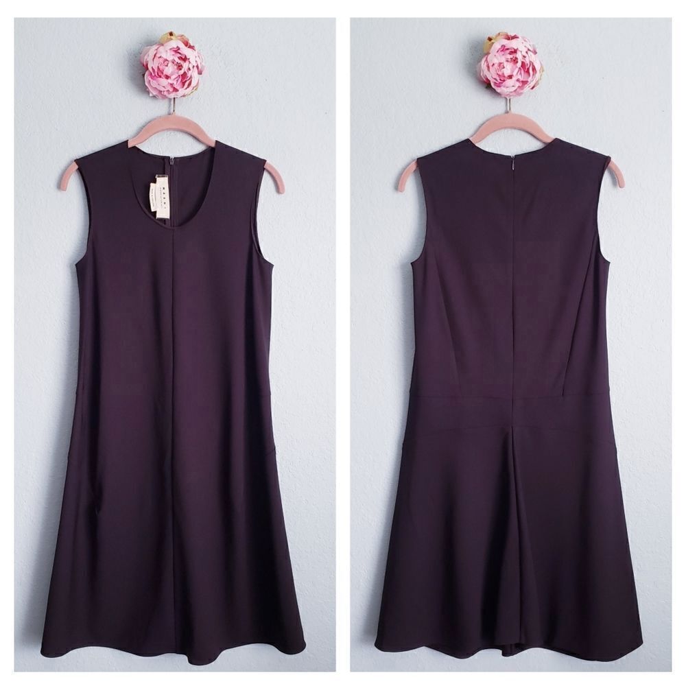 Marni Winter Collection 2013 Brown Scoop Neck Dress